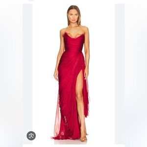 Maria Lucia Hohan Jolie Elegant Red Evening dress/gown, size 2
